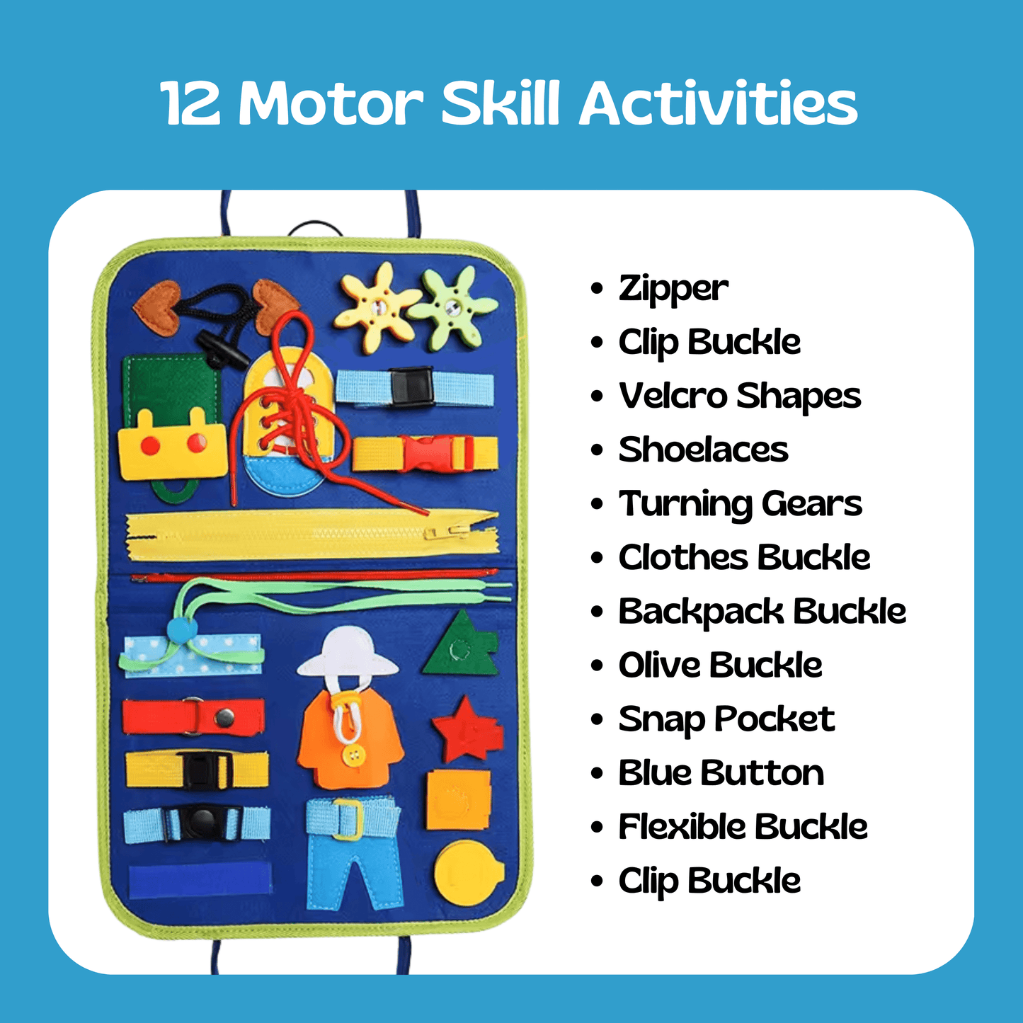Toddler Montessori Busy Board
